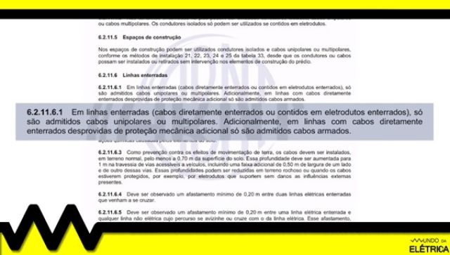 Cabo elétrico diretamente ENTERRADO! Como instalar?