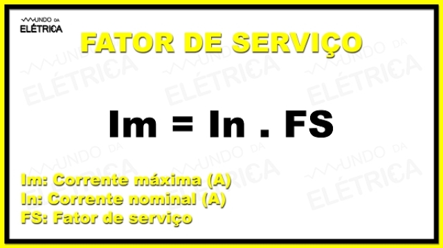 O que é fator de serviço de motores elétricos?
