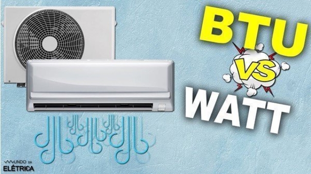 BTU x WATT, potência de Ar Condicionado!