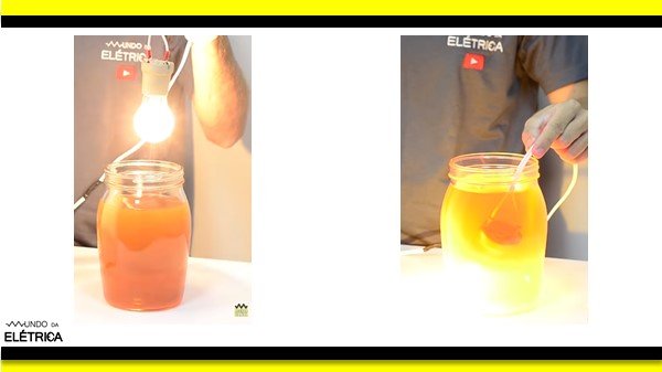 Primeiro teste é com uma lâmpada incandescente liga a um receptáculo.