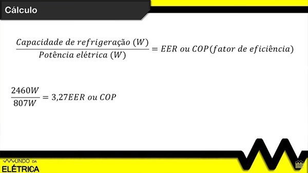Divisão de watt por watt.