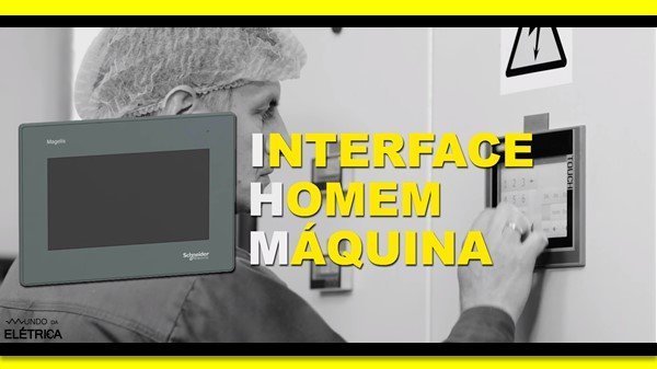 A IHM é uma tela onde podem ser lidas informações de monitoramento.