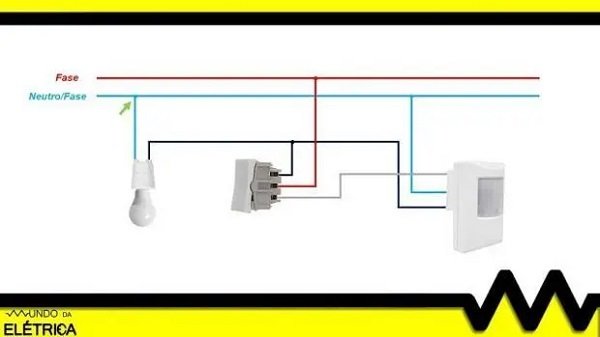 Circuito completo da instalação do sensor