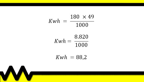 Formula de resolução do exemplo