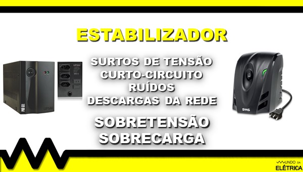 Veja os estabilizadores e suas proteções.
