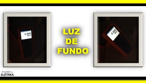 Luz de fundo para multímetro.