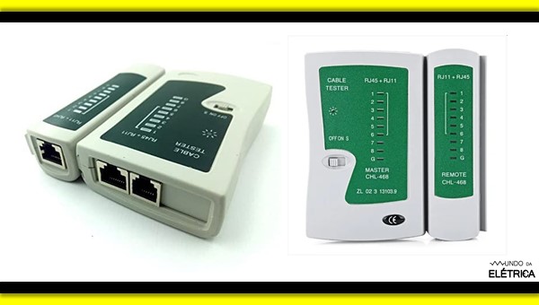 Como funciona o testador de Cabo RJ45?
