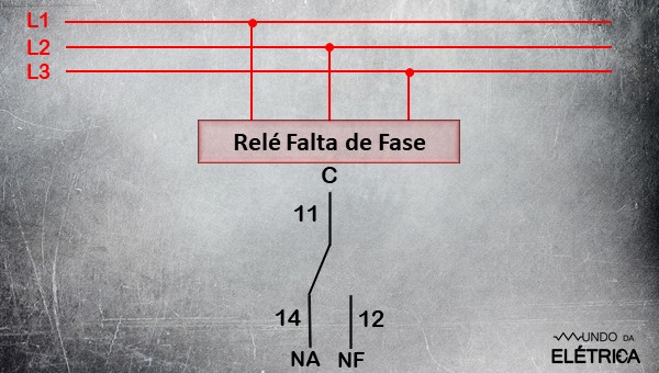 Funcionamento sem acionar do relé.