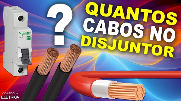 Disjuntor dr, capacidade máxima de cabos