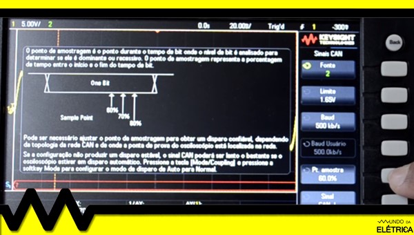 Configuração de Osciloscópios.