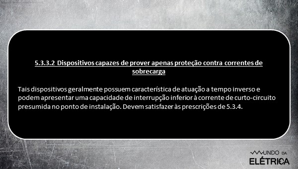 Dispositivo de proteção contra sobrecarga.
