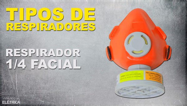 Veja as informações do respirador 1/4 facial.