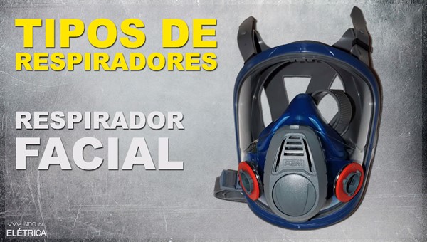 Veja as informações do respirador facial.