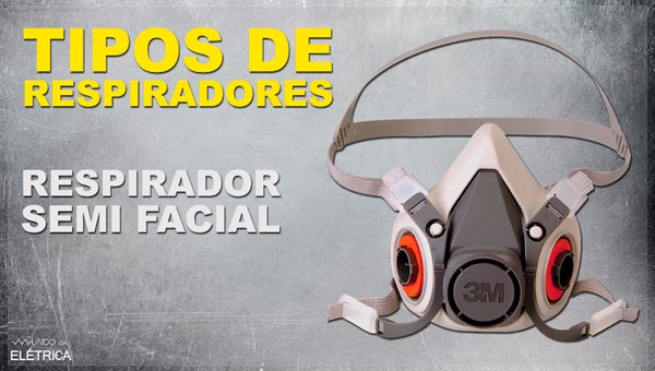 Veja as informações do respirador semi facial.