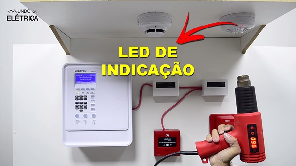Sistema de detecção de fumaça e alarme de incêndio!