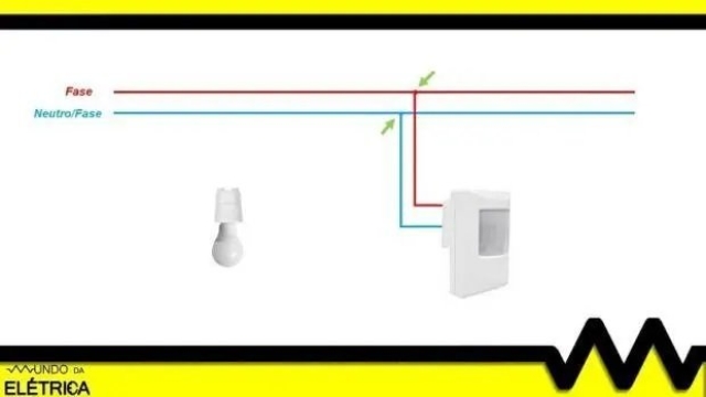 Lâmpada com sensor de presença, como instalar